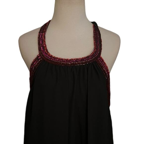 *NWOT Jewel Badgley Mischka Trapeze Dress with Beaded Trim – Sz 10 - Picture 6 of 11